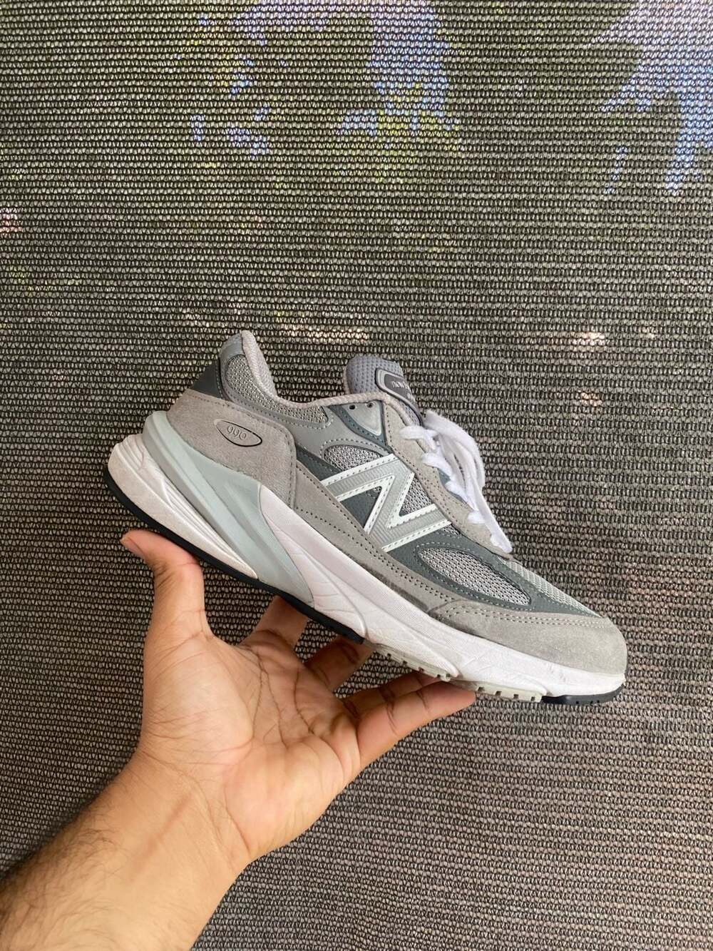 New Balance 990v6 Made in USA Grey Running Shoes Size 7.5